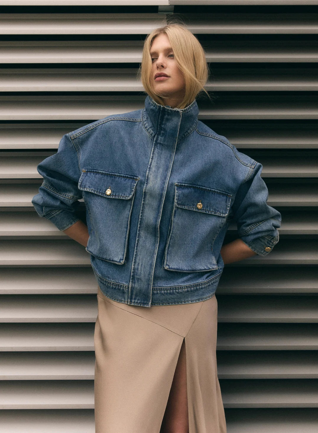 Esmaee Terminal Denim Jacket - Shop 9