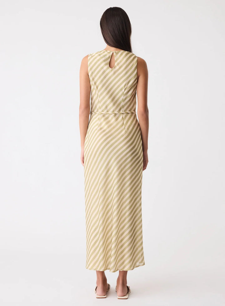Esmaee Sahara Maxi Dress - Sage Stripe