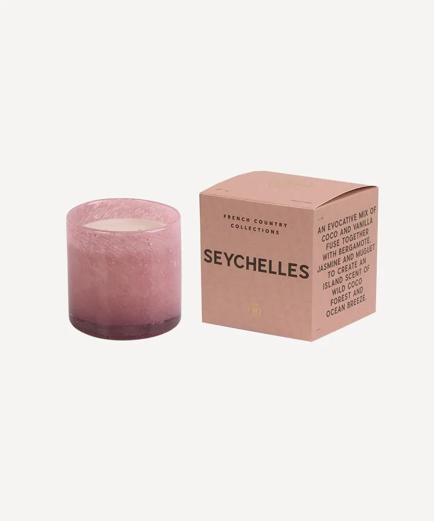 French Country Seychelles Glass Candle - Shop 9