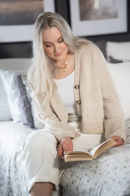 Harlem Coco Cardigan - Beige - Shop 9