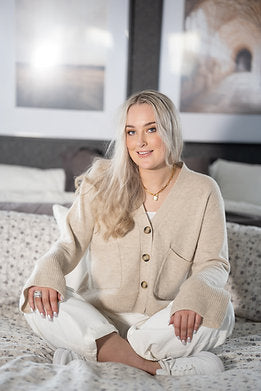 Harlem Coco Cardigan - Beige - Shop 9