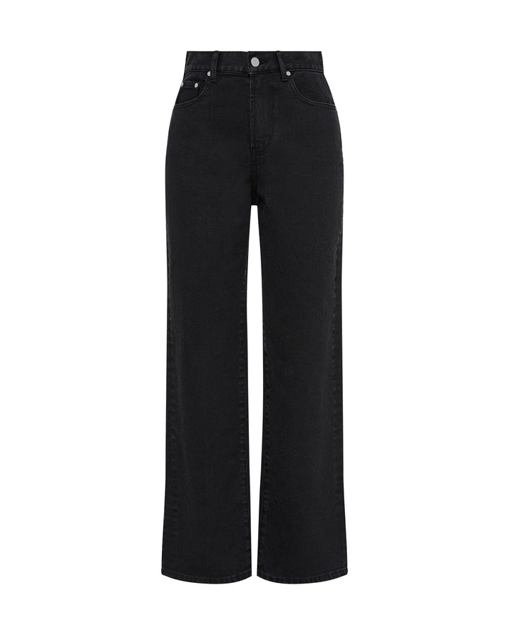 Jac &amp; Mooki Essential Wide Leg - Black Wash - Shop 9