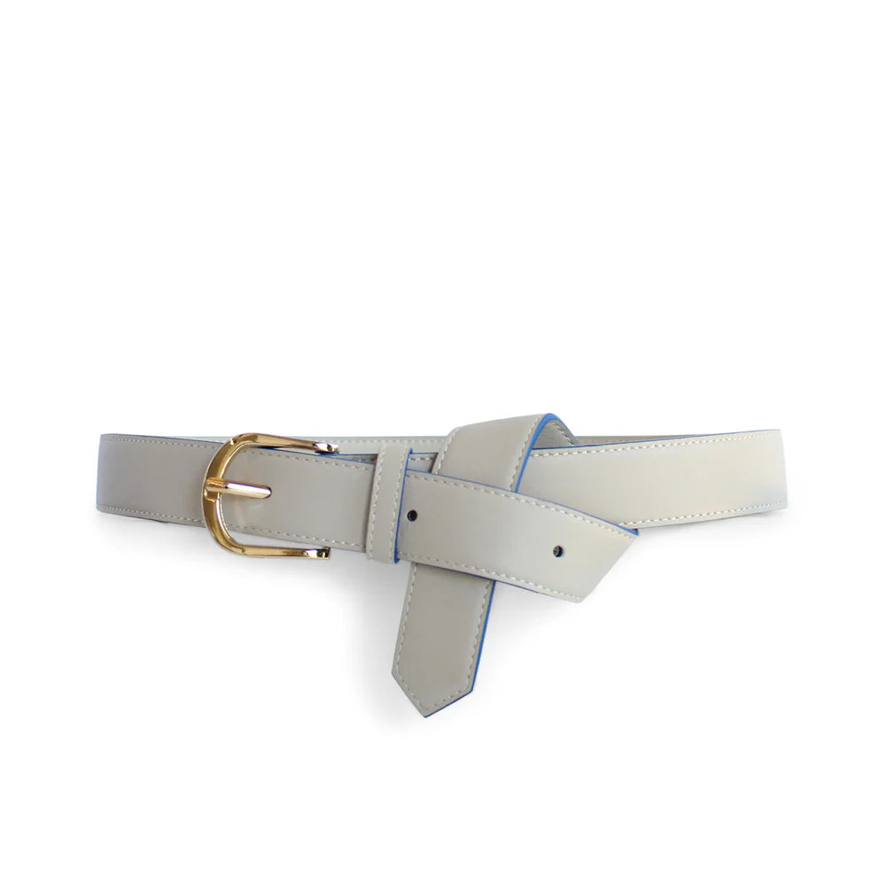 Kathryn Wilson Cassie Belt - Stone Calf/Cobalt - Shop 9