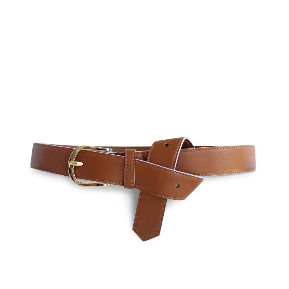 Kathryn Wilson Cassie Belt - Walnut Calf/Orchid - Shop 9