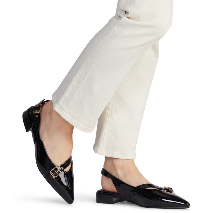 Kathryn Wilson Chelsea Slingback - black patent - Shop 9