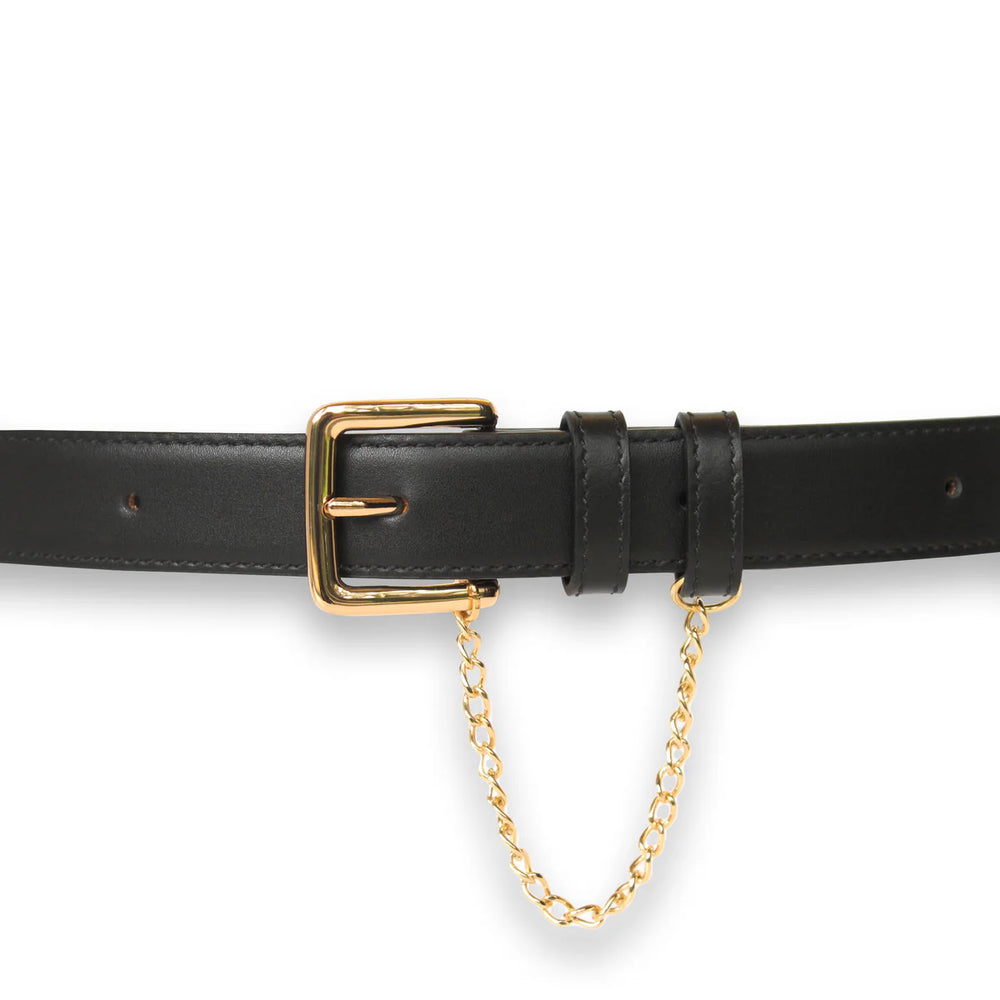 Kathryn Wilson Classic Belt - Black Calf - Shop 9