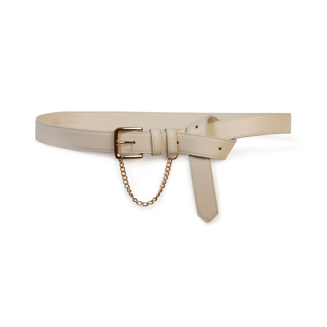 Kathryn Wilson Classic Belt - Stone Calf - Shop 9