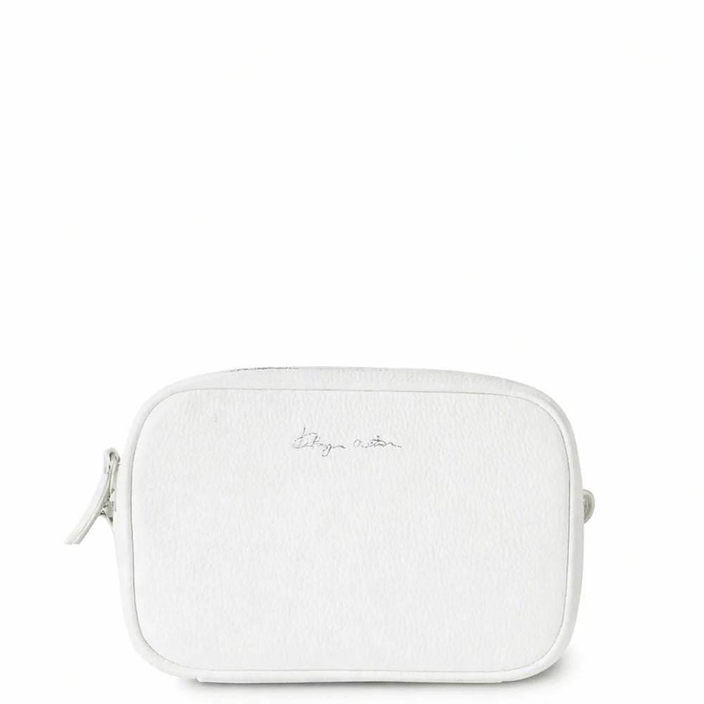 Kathryn Wilson Ellie Bag - White Pebble / Silver - Shop 9