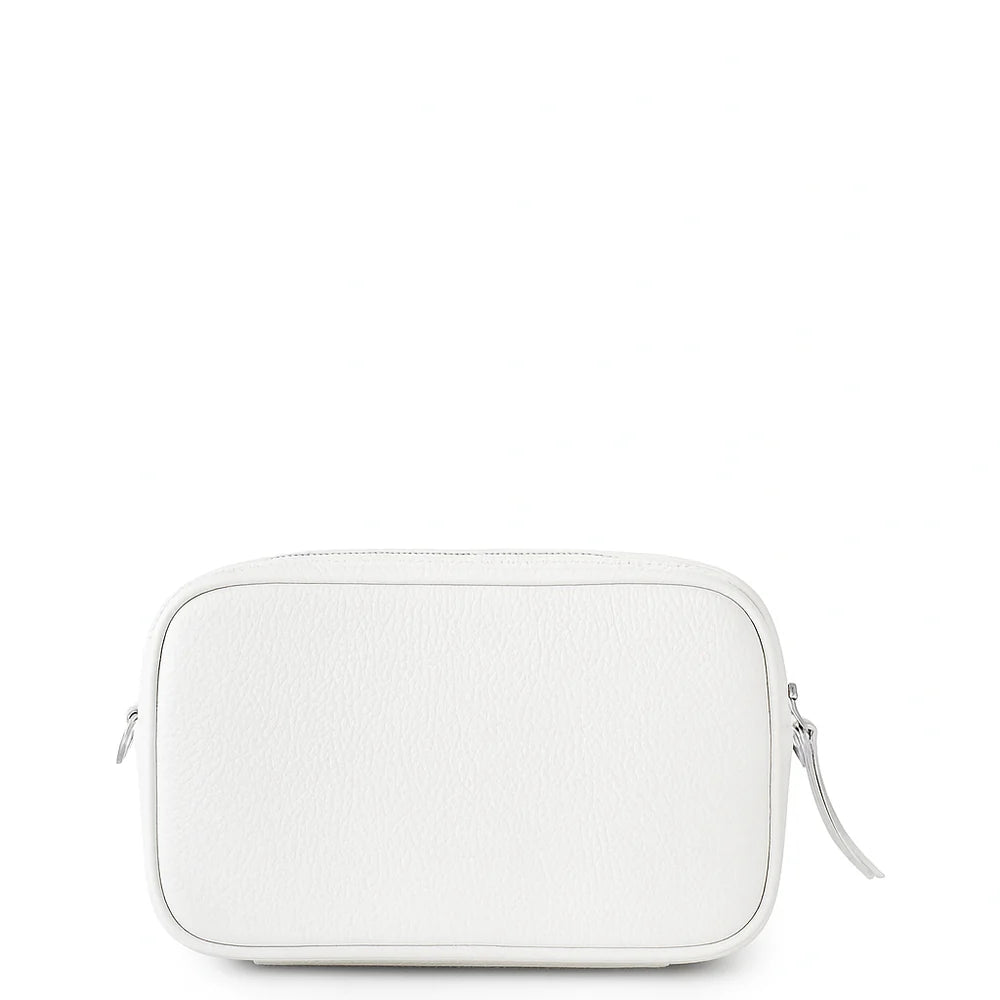 Kathryn Wilson Ellie Bag - White Pebble / Silver - Shop 9
