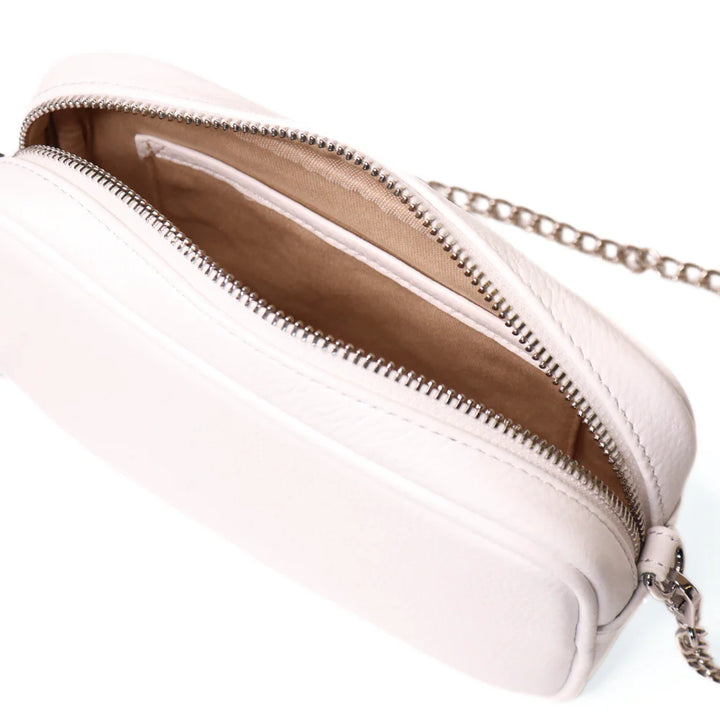 Kathryn Wilson Ellie Bag - White Pebble / Silver - Shop 9
