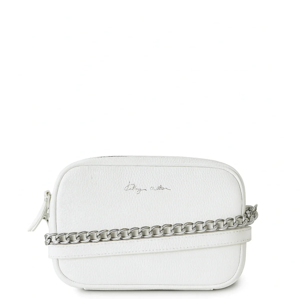 Kathryn Wilson Ellie Bag - White Pebble / Silver - Shop 9