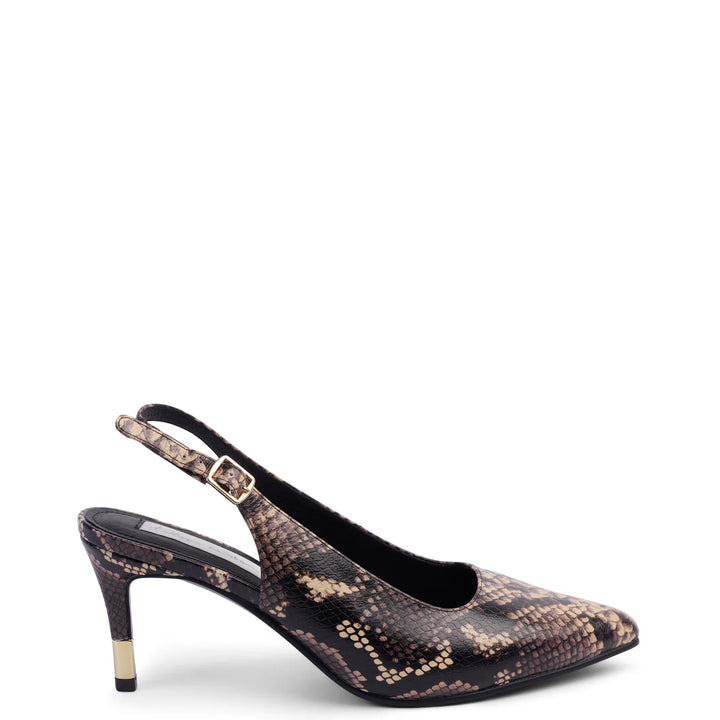 Kathryn Wilson Estelle Slingback - Python Calf - Shop 9