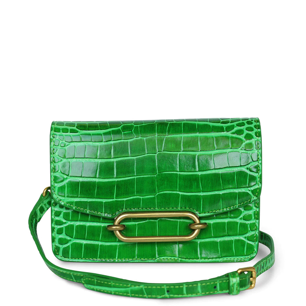 Kathryn Wilson Franco Bag - Emerald Croc - Shop 9