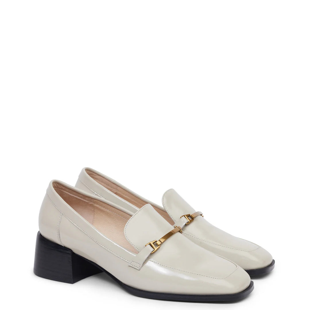 Kathryn Wilson Gio Loafer - Stone Hi Shine - Shop 9