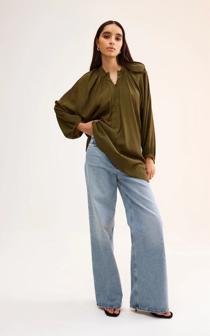 Kinney Ally Top - Khaki - Shop 9