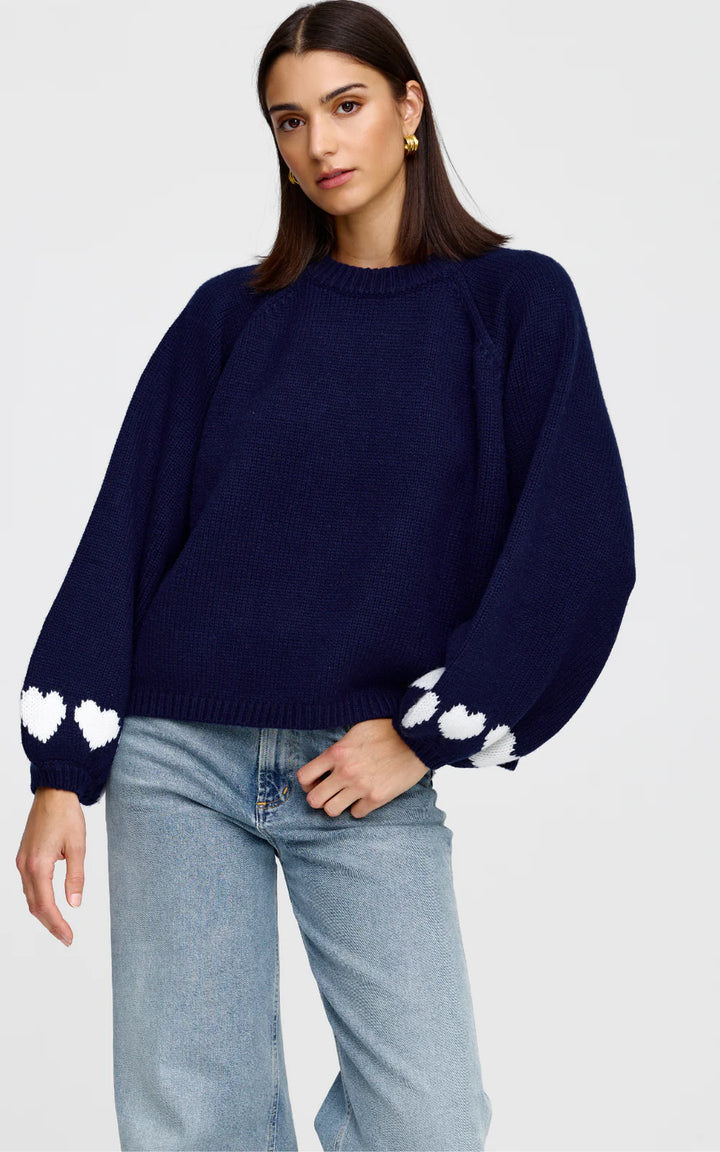 Kinney Cherie Hearts Knit - Midnight - Shop 9