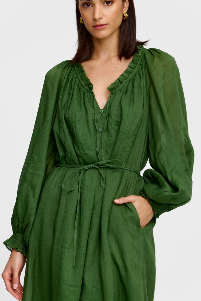 Kinney Claudia Dress - Sage - Shop 9