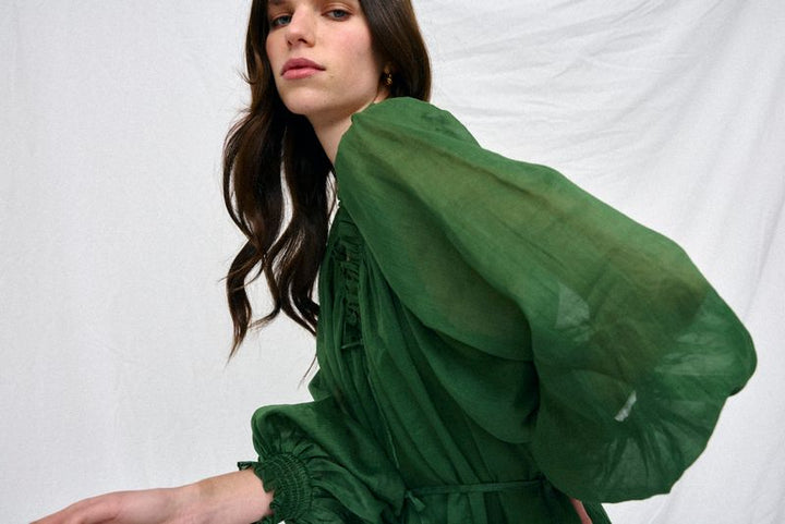 Kinney Claudia Dress - Sage - Shop 9