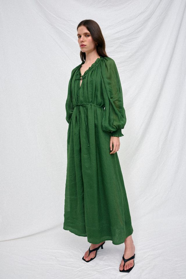 Kinney Claudia Dress - Sage - Shop 9