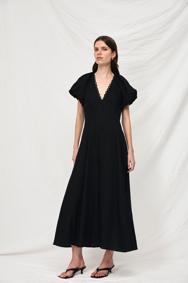 Kinney Theo Dress with Black Trim - Shop 9