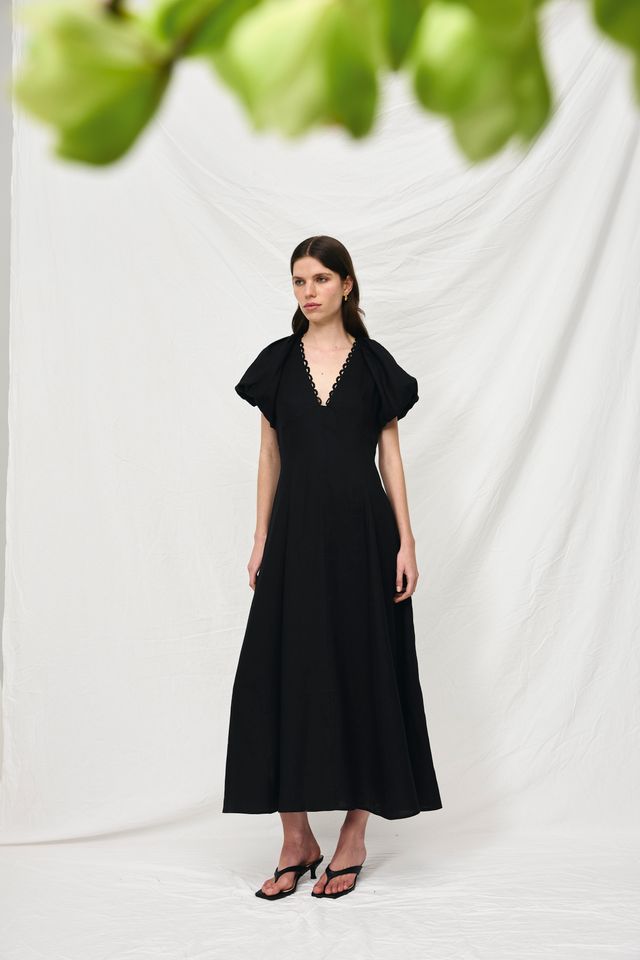 Kinney Theo Dress with Black Trim - Shop 9