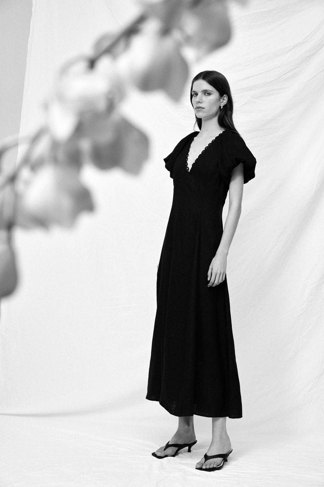 Kinney Theo Dress with Black Trim - Shop 9