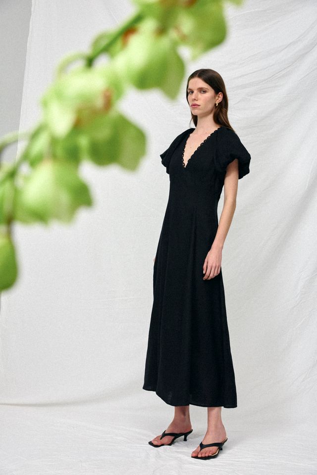 Kinney Theo Dress with Black Trim - Shop 9