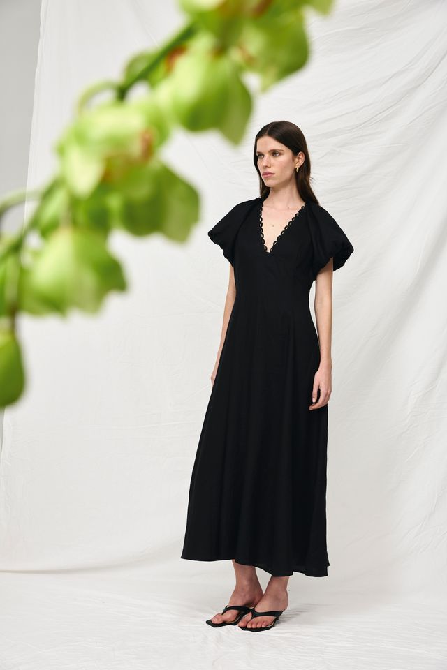 Kinney Theo Dress with Black Trim - Shop 9