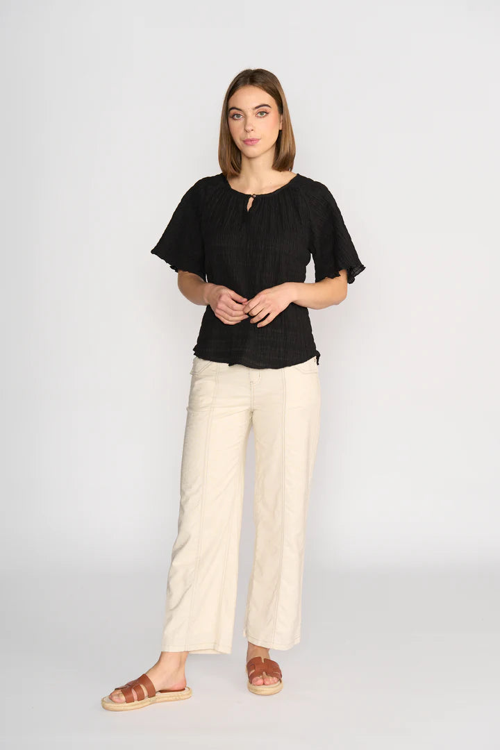 Knewe Hazel Top - Black - Shop 9