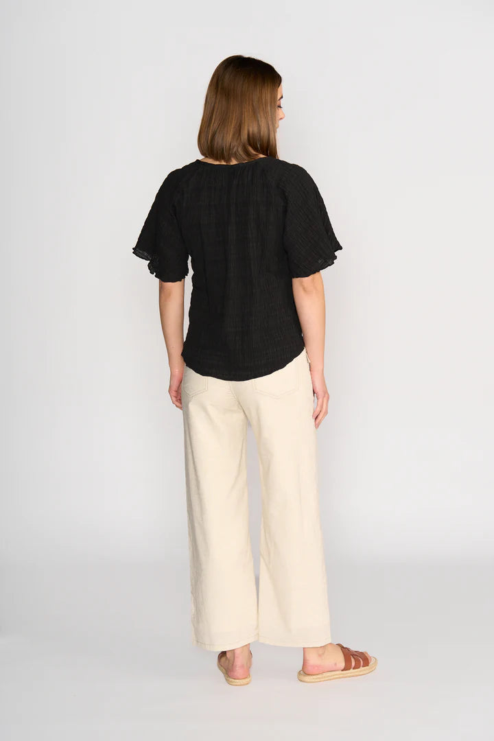 Knewe Hazel Top - Black - Shop 9