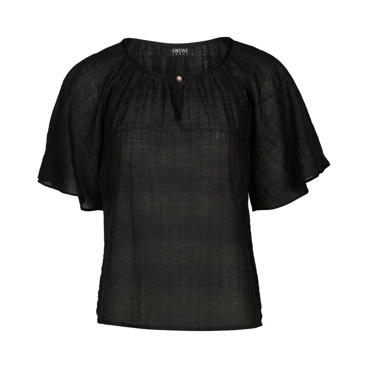 Knewe Hazel Top - Black - Shop 9