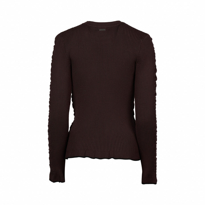 Knewe Luxe Sweater - Chocolate/Black - Shop 9