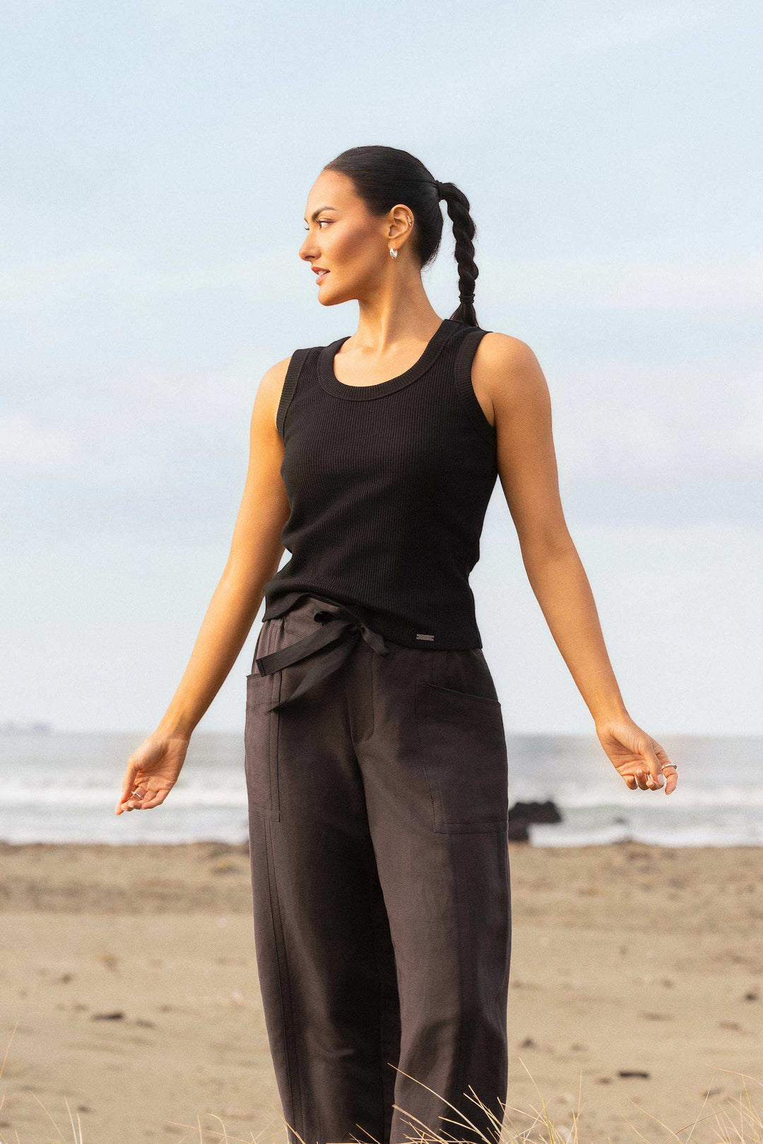 Knewe Riviera Tank - Black - Shop 9