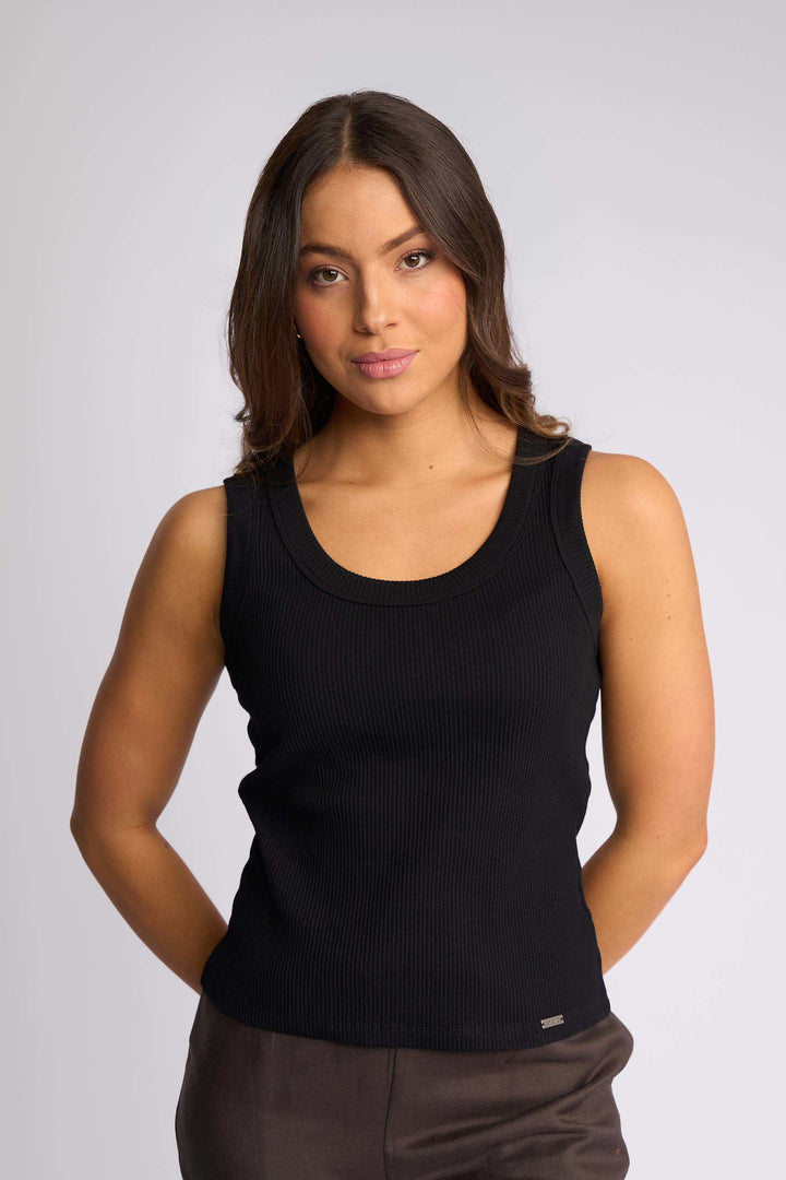 Knewe Riviera Tank - Black - Shop 9