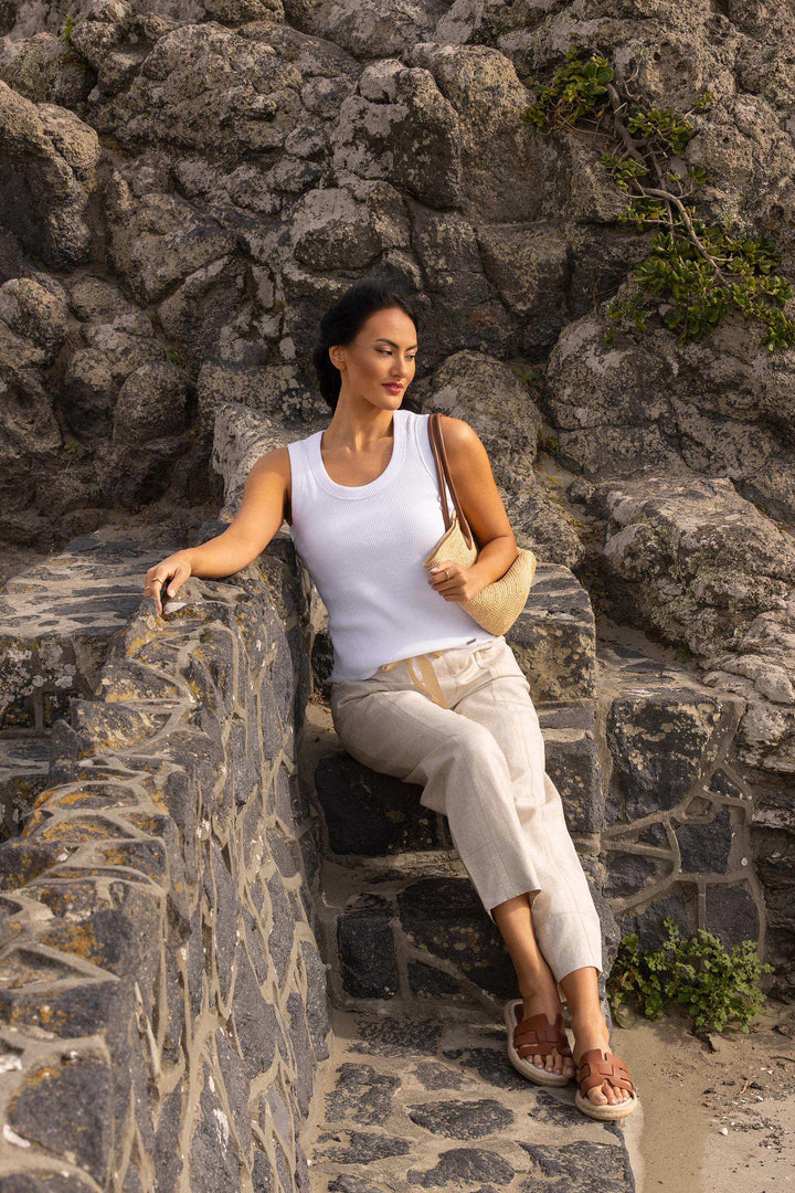 Knewe Riviera Tank - White - Shop 9