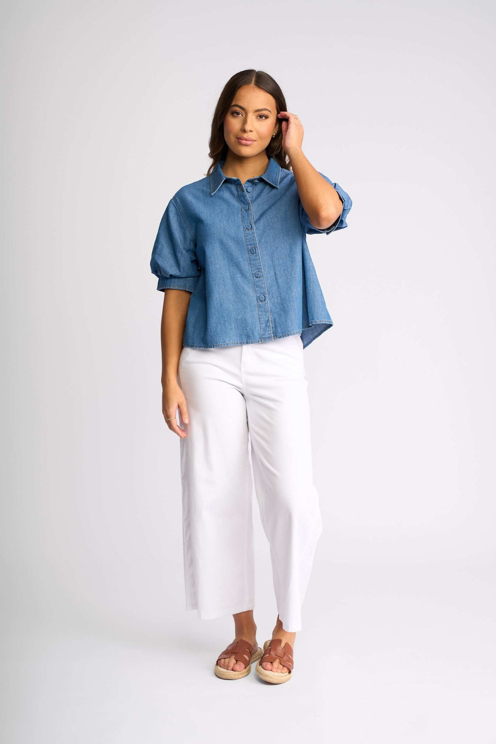 Knewe Titan Shirt - Washed Blue - Shop 9