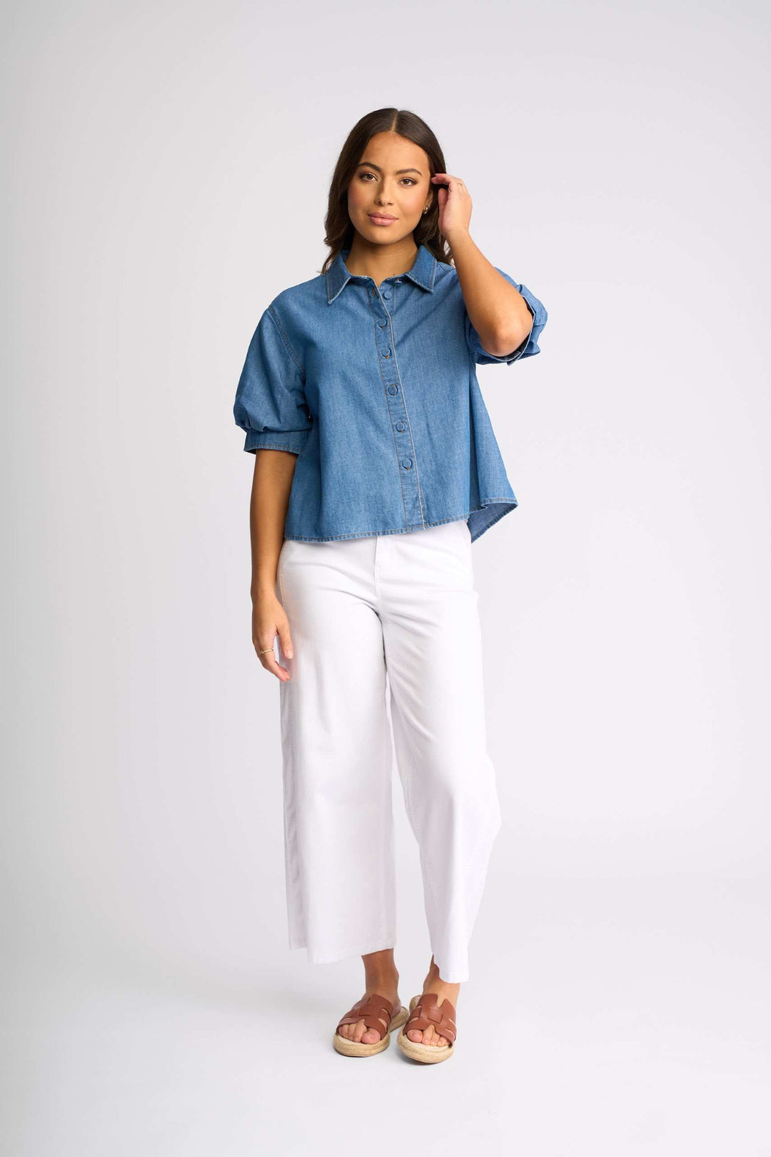 Knewe Titan Shirt - Washed Blue - Shop 9