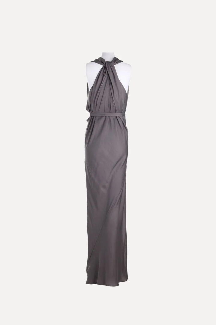 Knuefermann Berlin Dress with Side Split - Slate