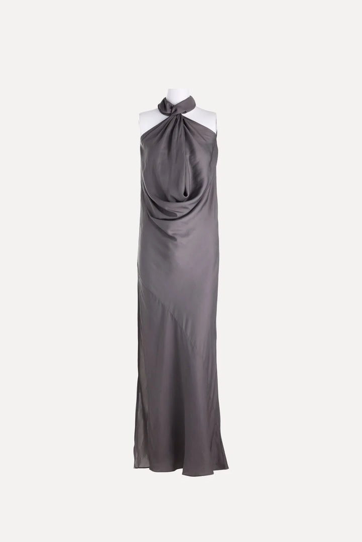 Knuefermann Berlin Dress with Side Split - Slate