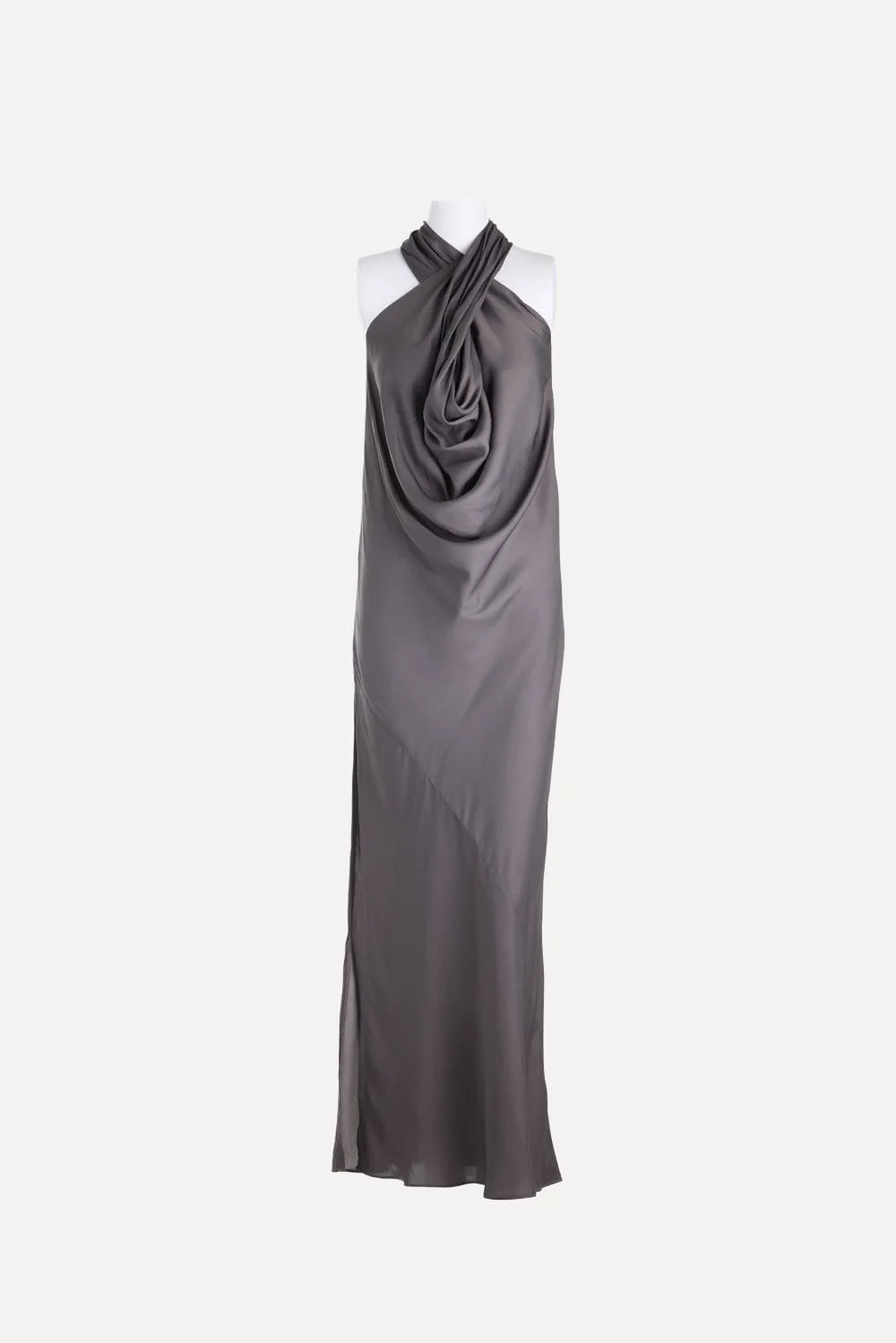 Knuefermann Berlin Dress with Side Split - Slate