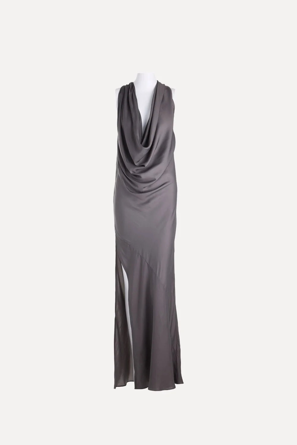 Knuefermann Berlin Dress with Side Split - Slate
