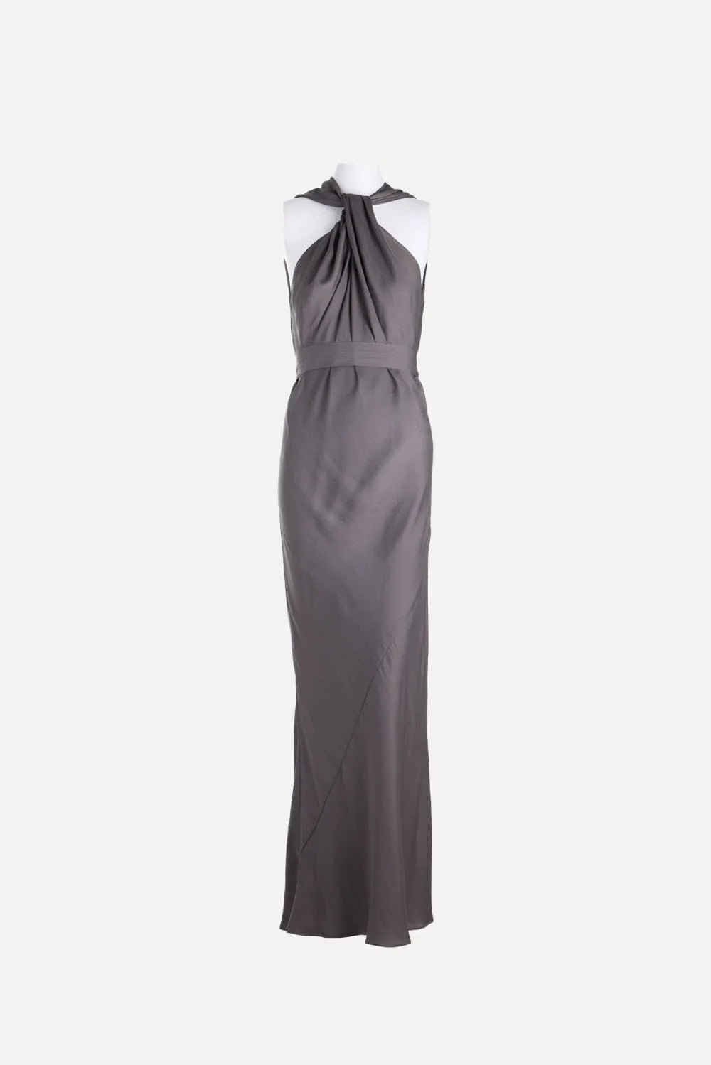 Knuefermann Berlin Dress with Side Split - Slate
