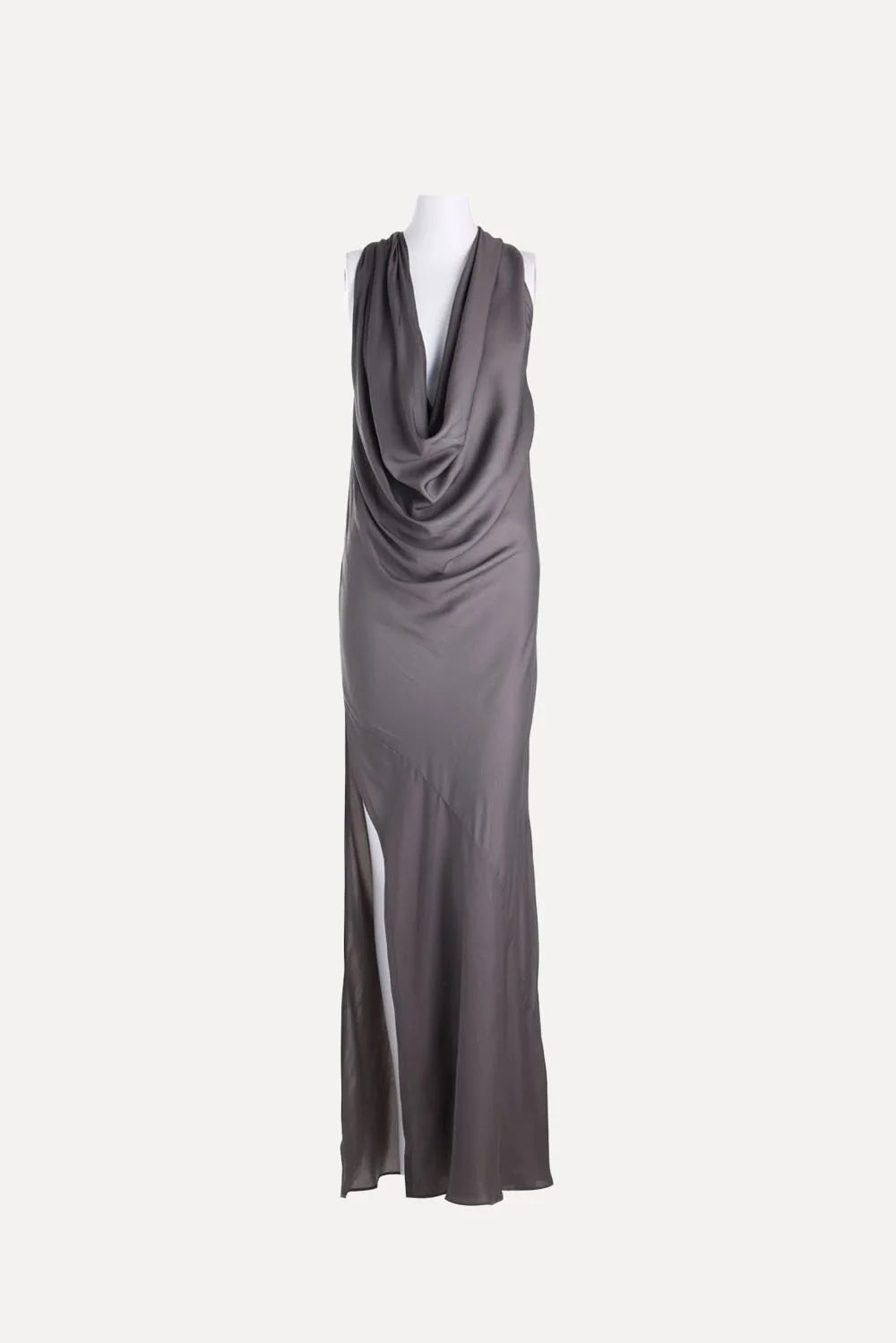 Knuefermann Berlin Dress with Side Split - Slate