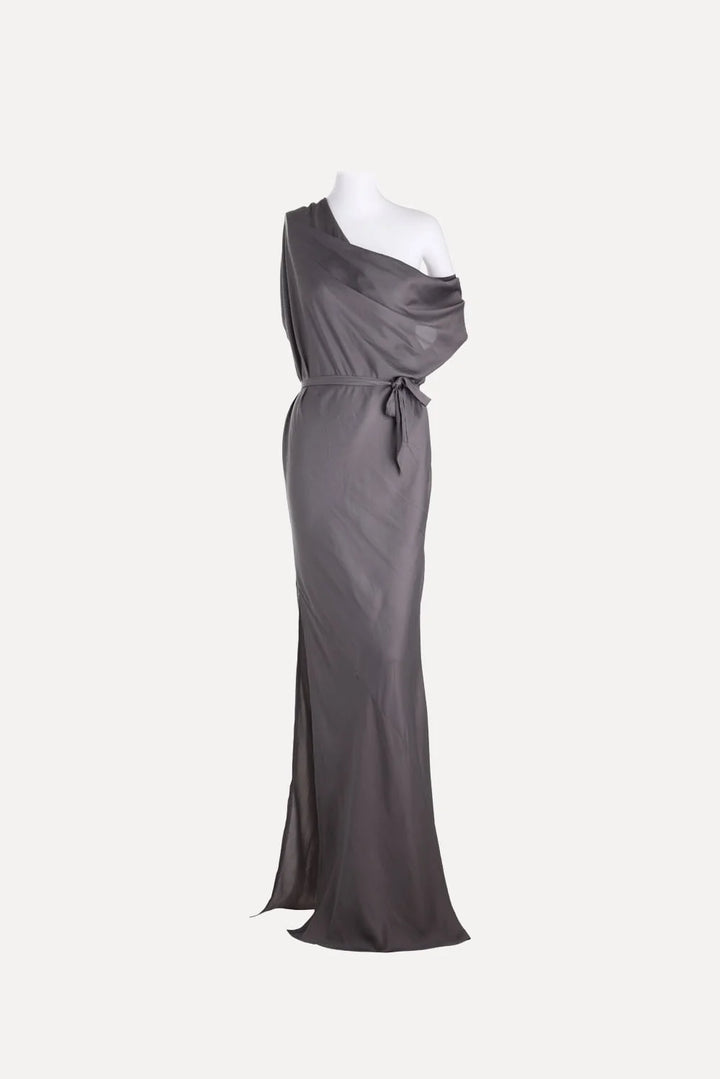 Knuefermann Berlin Dress with Side Split - Slate