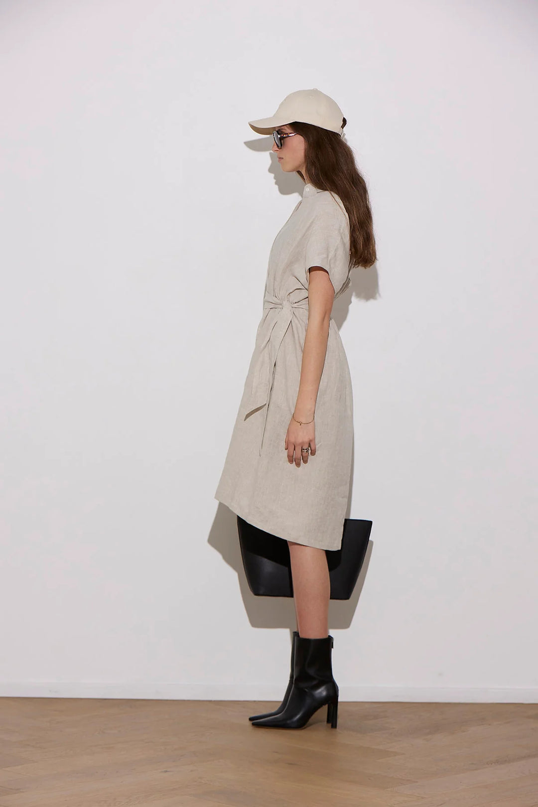 Knuefermann Coco Linen Shirtdress - Natural - Shop 9
