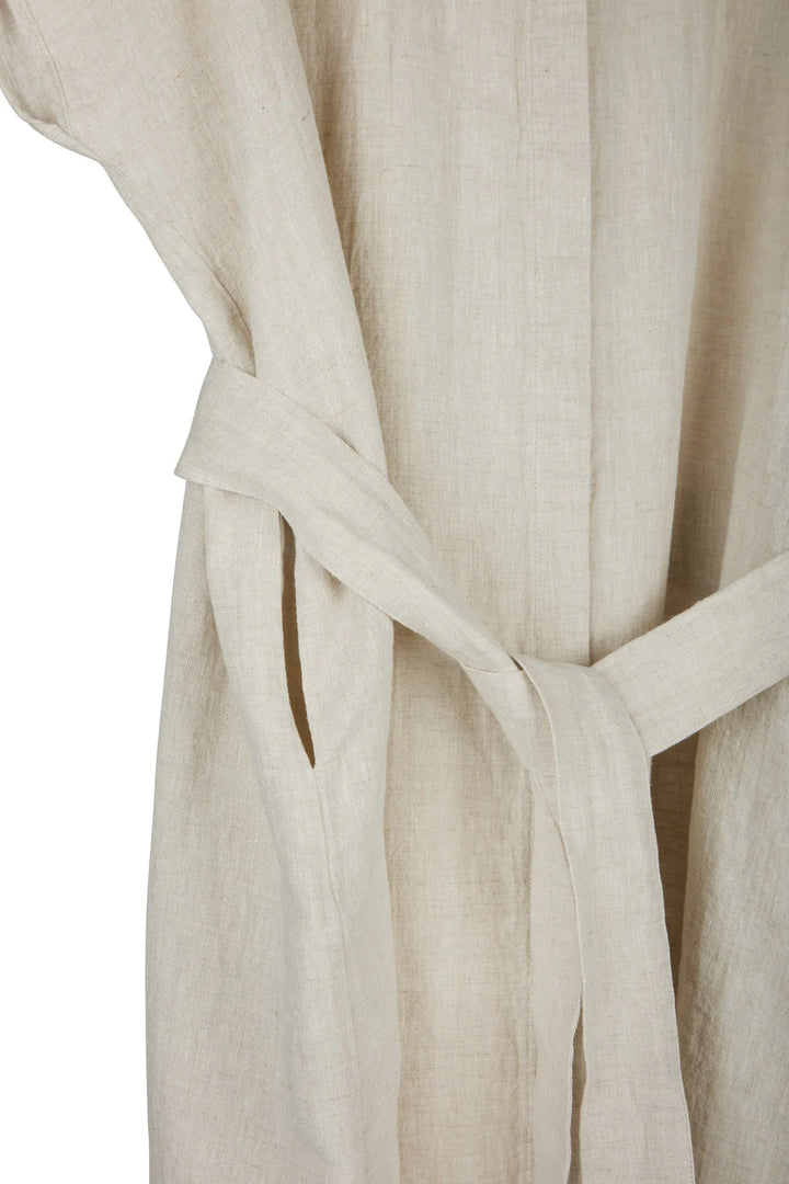 Knuefermann Coco Linen Shirtdress - Natural - Shop 9