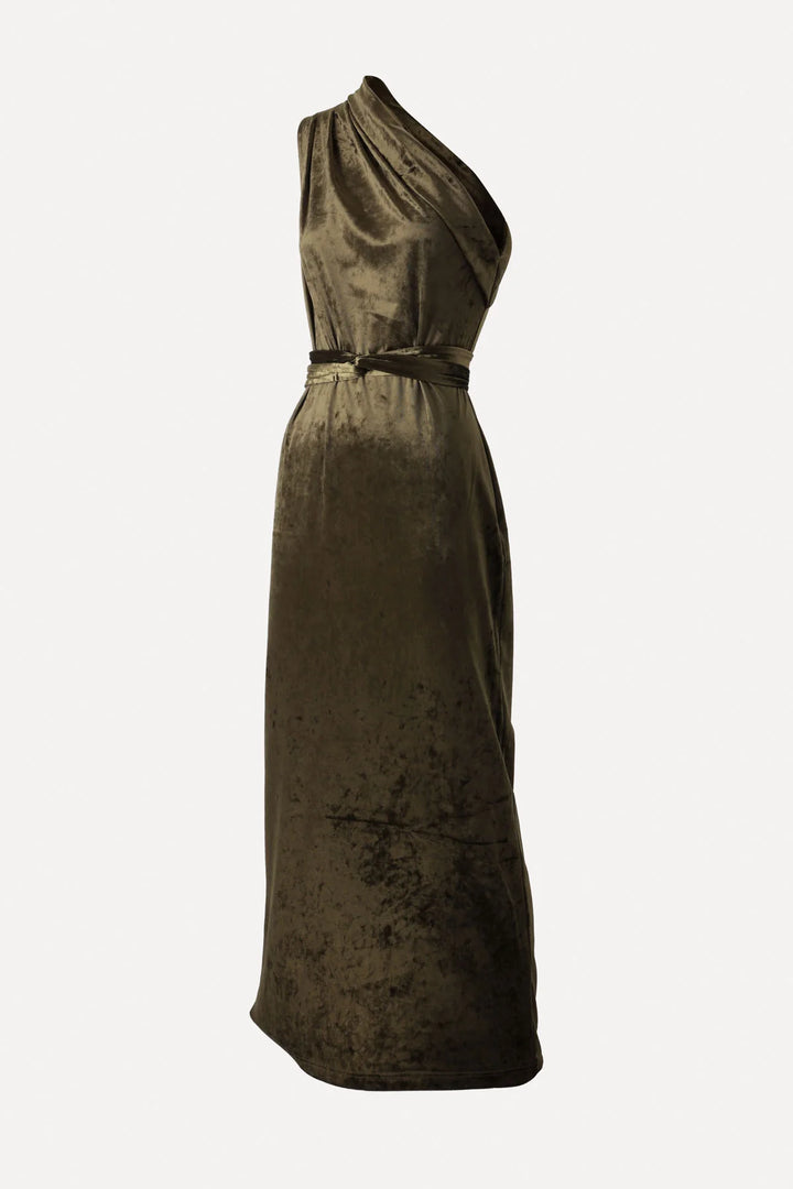 Knuefermann Dita Dress - Gold Sage - Shop 9