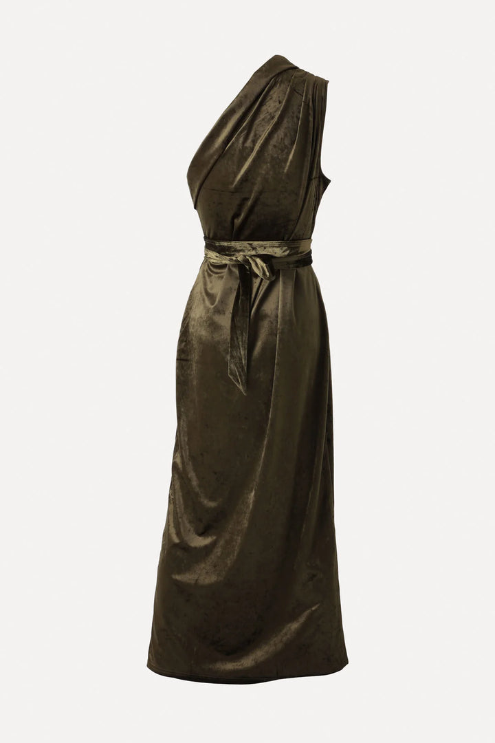Knuefermann Dita Dress - Gold Sage - Shop 9
