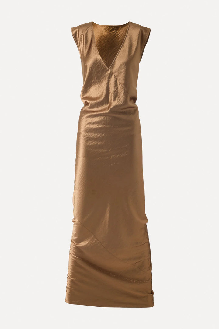 Knuefermann Halston Dress - Bronze
