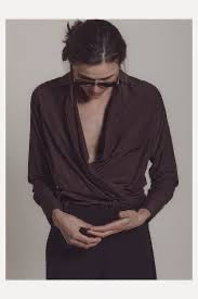 Knuefermann Knotted Shirt Silk/Cotton Cafe Noir